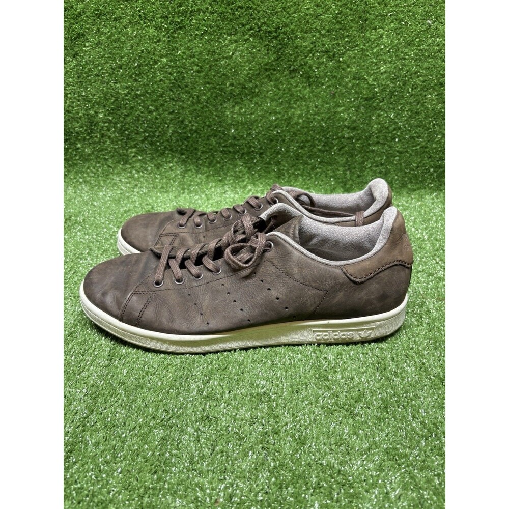 Adidas Stan Smith Men's Size 12 Dark Brown Leather Low Top Sneakers BB1178